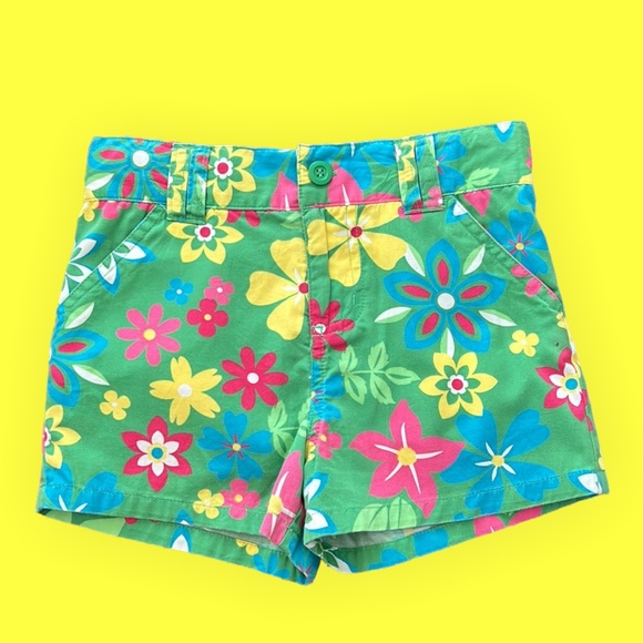 Specialty Girl adjustable waist flower design shorts - Picture 12 of 13